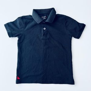 Untuckit boys black short sleeve polo shirt 4-5